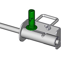 Zástrčka zámku na stájové brány JOURDAIN Autolock