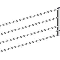 Výsuvný díl 4-trubkové stájové zábrany pro skot Jourdain EX4 - 2,54 m
